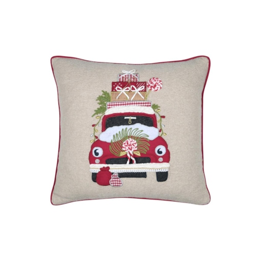 Świąteczna poduszka z nadrukiem, 45 × 45 cm