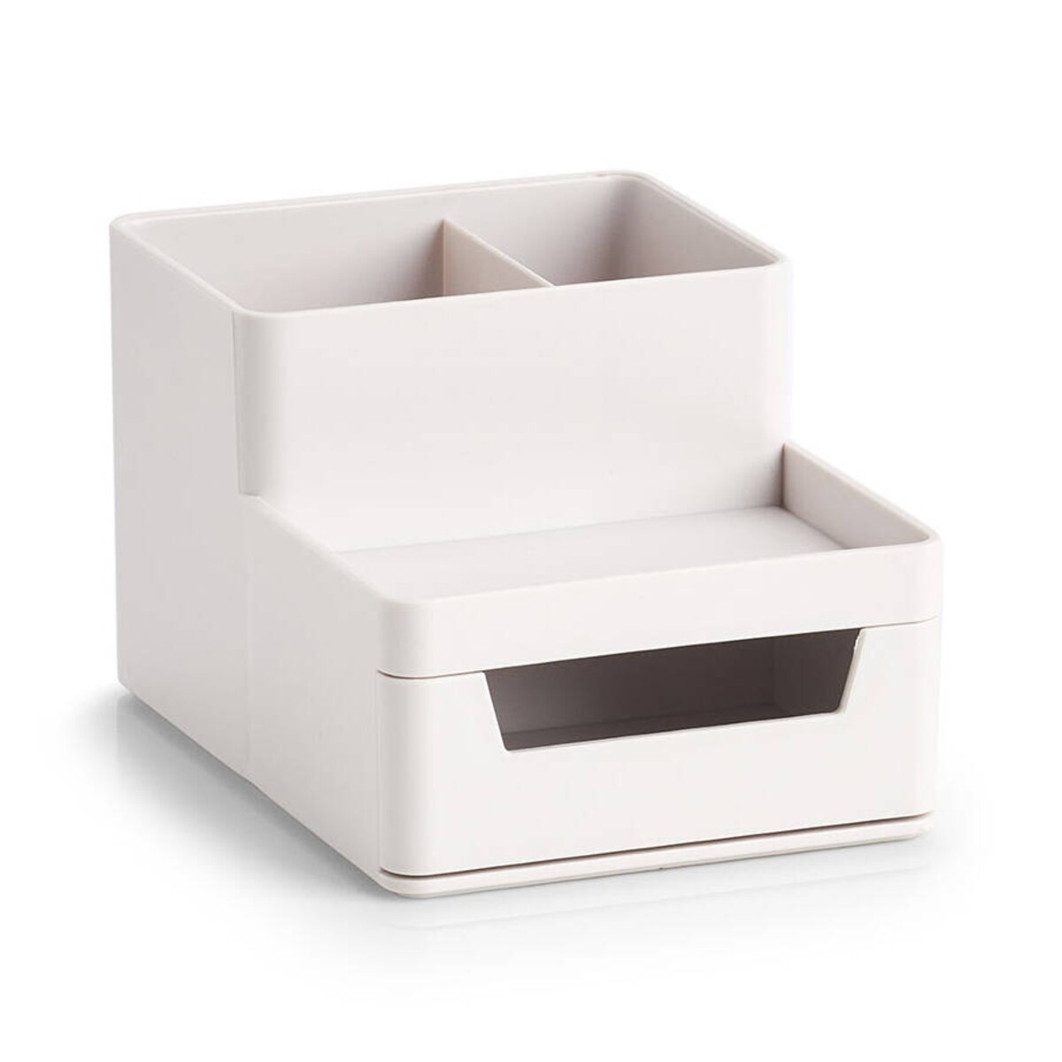 Organizer na biurko z plastiku, 11,2 x 15,5 x 9,5 cm