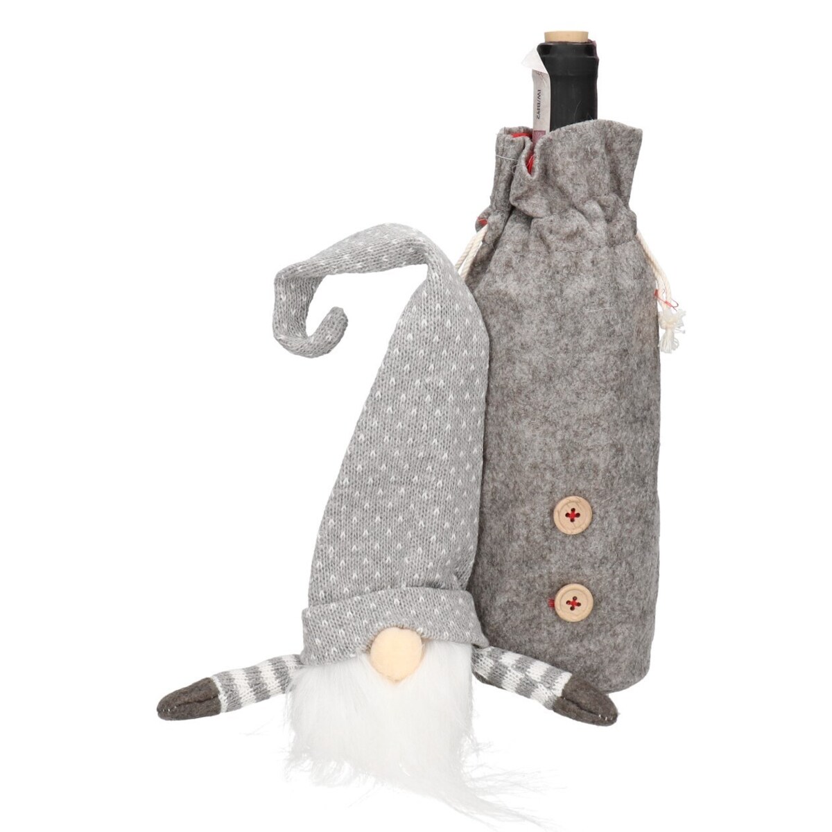 Ubranko Pokrowiec Ozdoba Na Butelkę Skrzat Krasnal