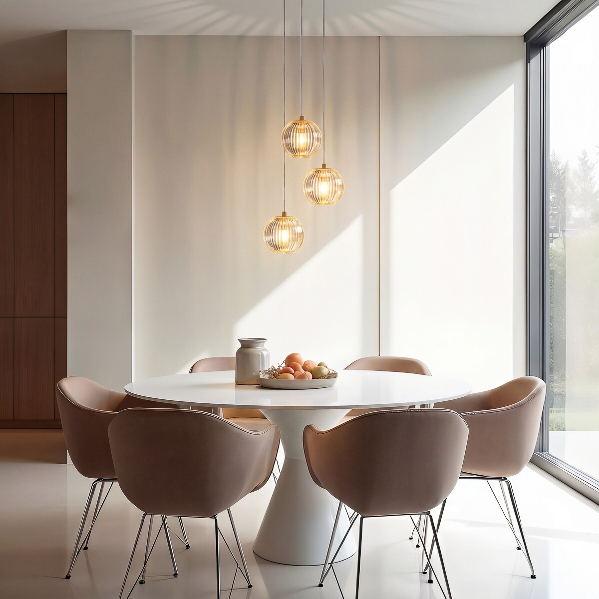Lampa sufitowa wisząca Light Prestige Brillant złoty LED CCT 3000K/4000K/6000K (regulowana) 1 szt.