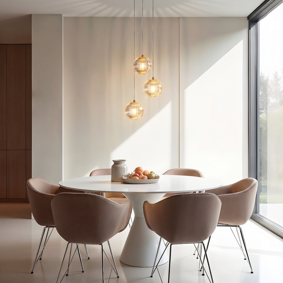 Lampa sufitowa wisząca Light Prestige Brillant złoty LED CCT 3000K/4000K/6000K (regulowana) 1 szt.