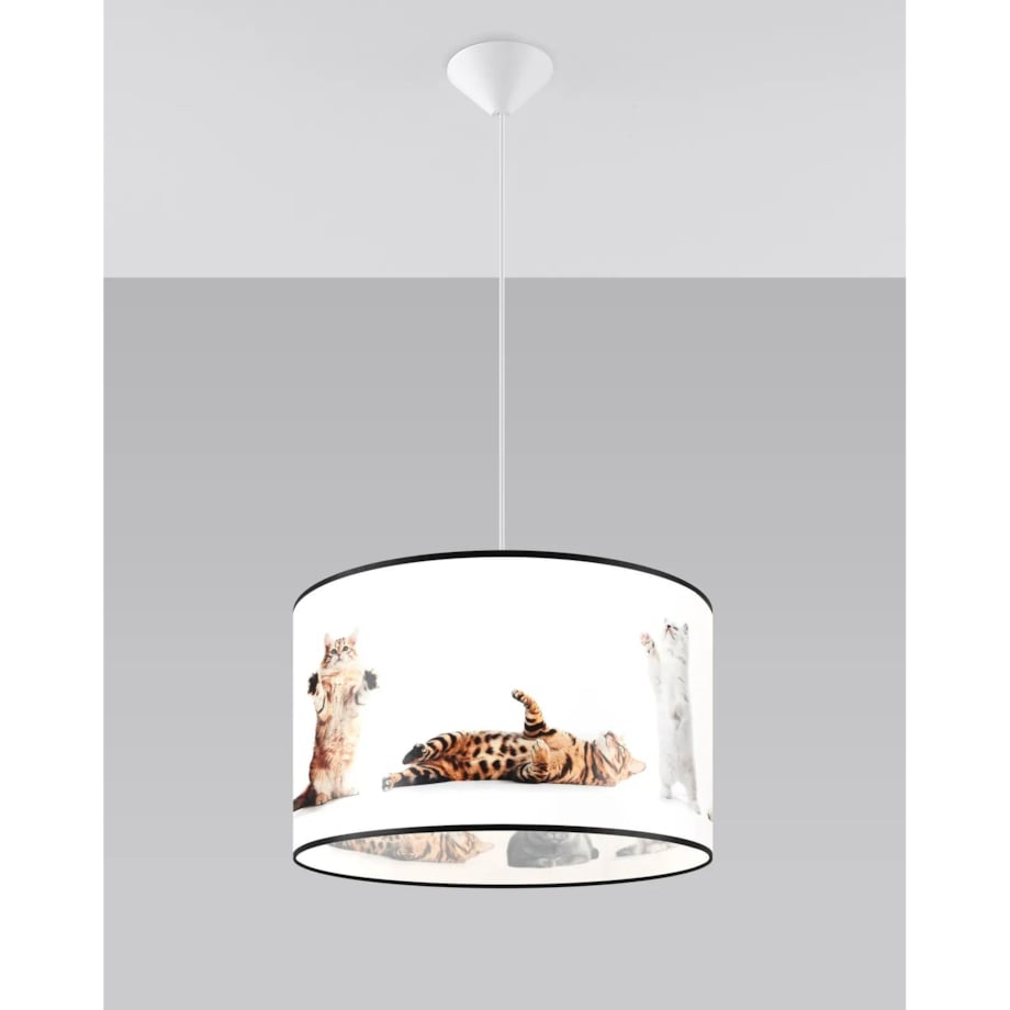 Lampa wisząca KOTY 40 biała