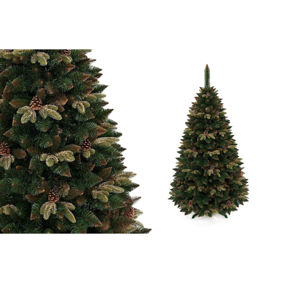 Choinka sztuczna Sosna złota z gałązkami PE