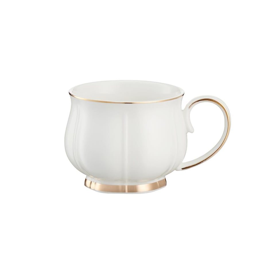 VILLA ITALIA Filiżanka porcelanowa 200 ml ze spodkiem SANDRINE