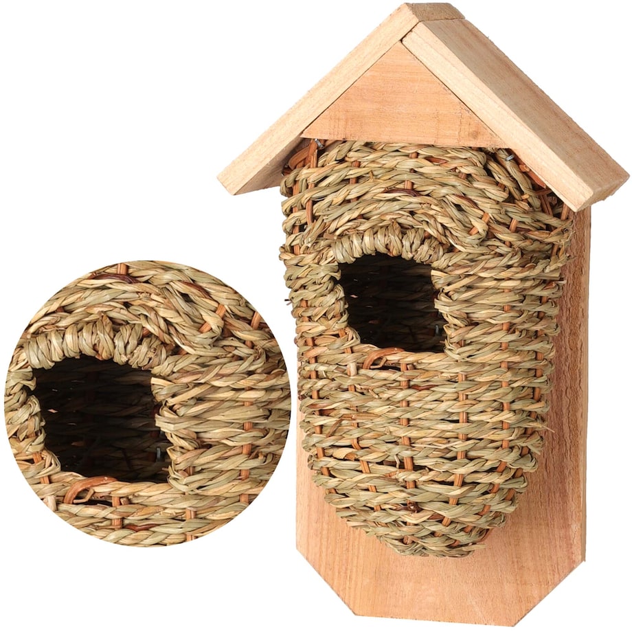 Budka Lęgowa Dla Ptaków Karmnik Domek Drewniany