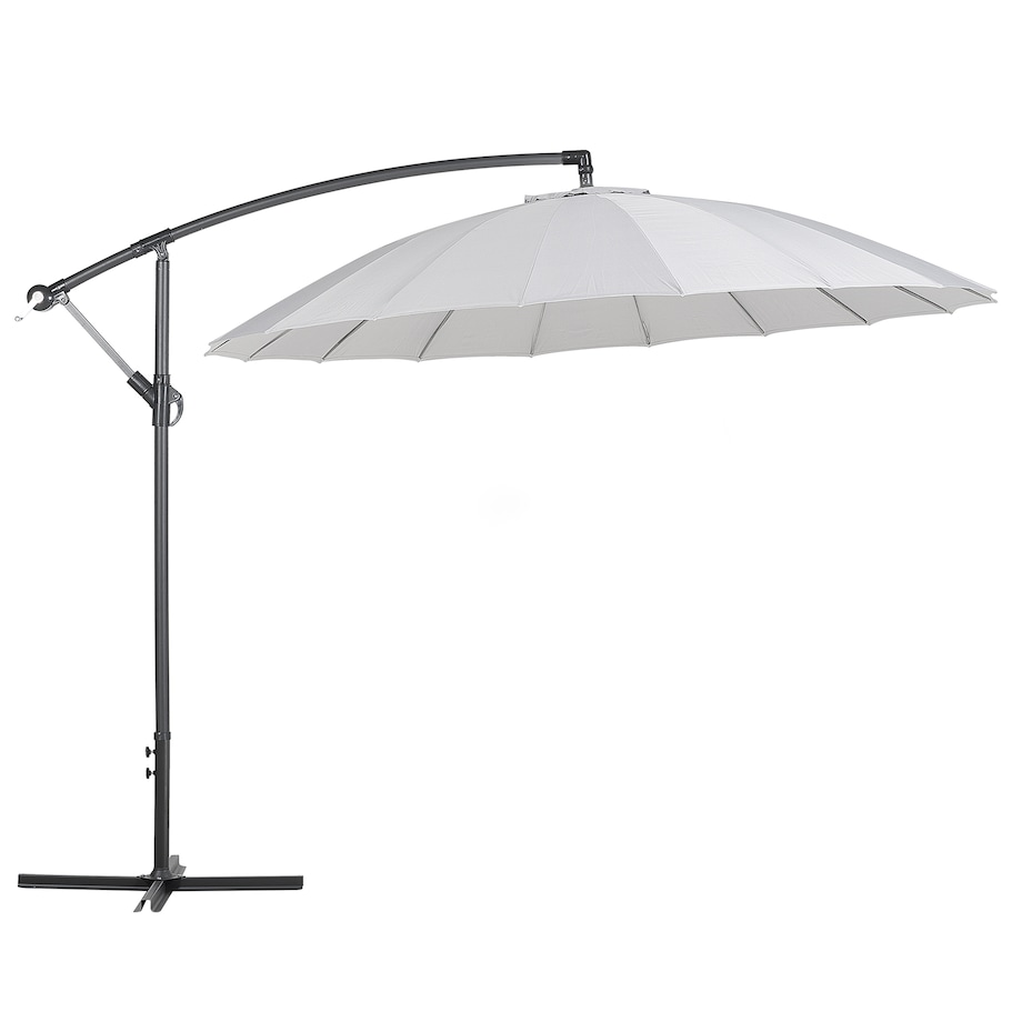 Parasol ogrodowy na wysięgniku 268 cm CALABRIA II Jasnoszary