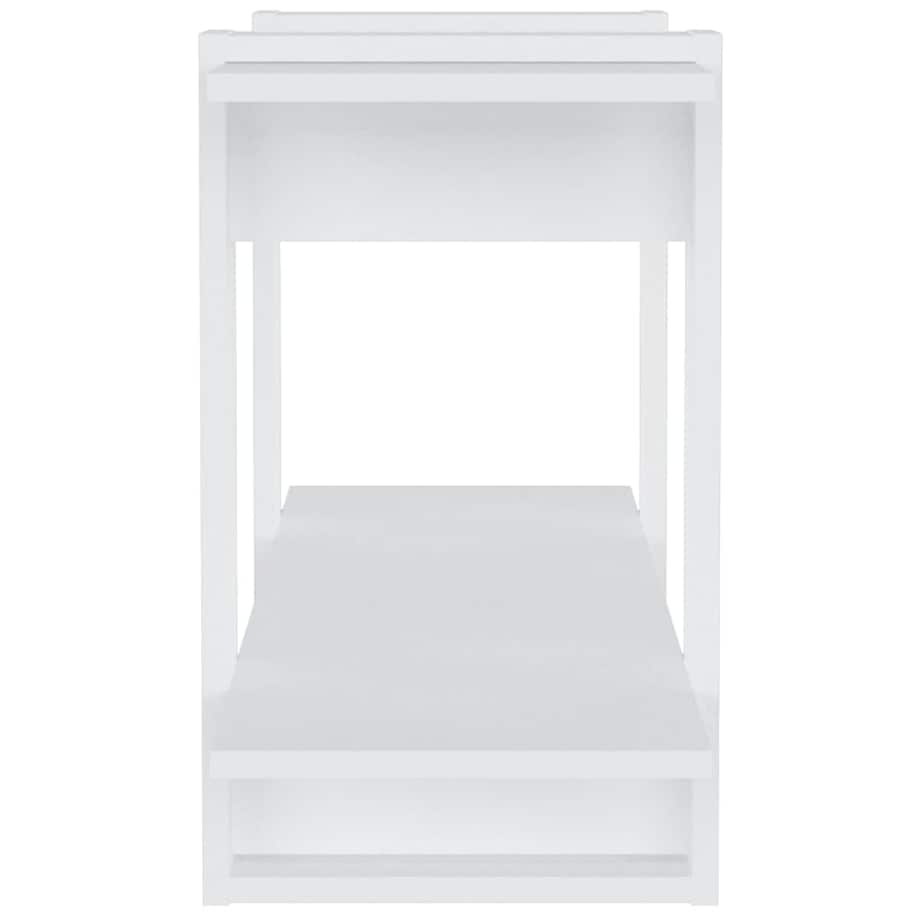 vidaXL Regał na książki, biały, 100x30x51 cm, materiał drewnopochodny