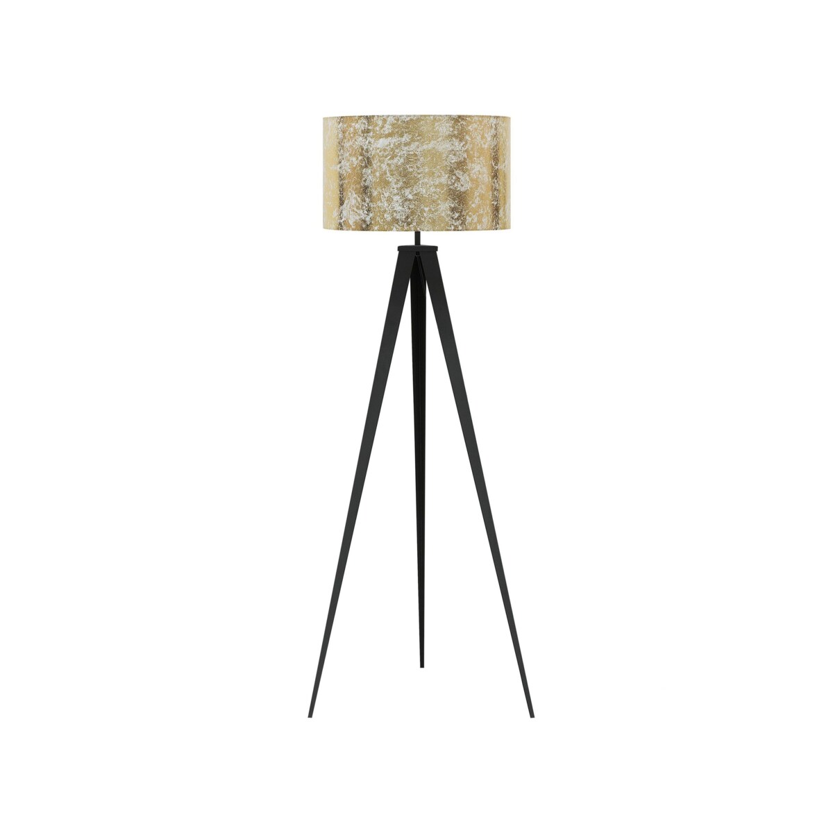 Lampa podłogowa metalowa złota STILETTO