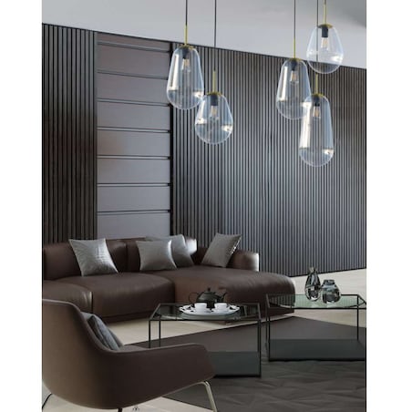 Lampa sufitowa 8673 PEAR S Transparentny Nowodvorski