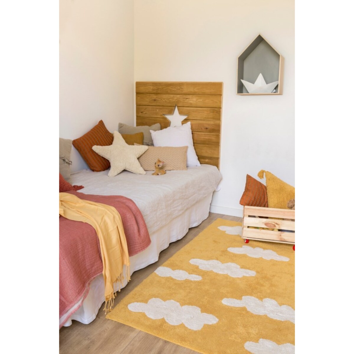 Dywan Bawełniany Cloud Mustard 120x160 cm Lorena Canals