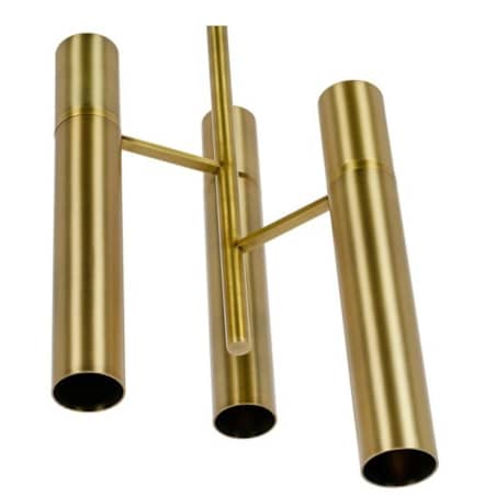 Lampa wisząca TUBI MD21405-6-300T tuby mosiądz złota