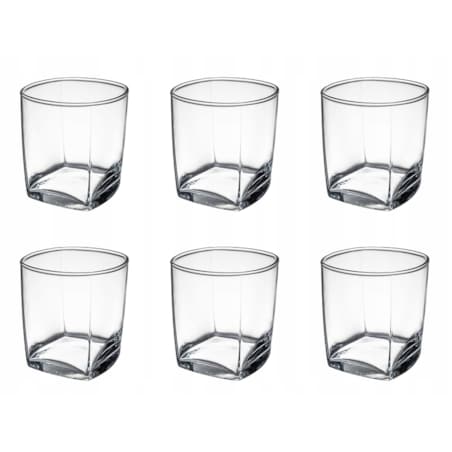 6x SZKLANKI NISKIE NA napoje soki kompot drinki Desery whisky 310 ml