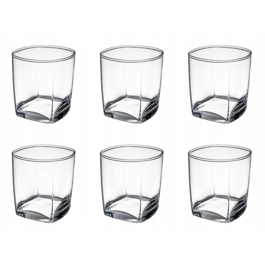 6x SZKLANKI NISKIE NA napoje soki kompot drinki Desery whisky 310 ml