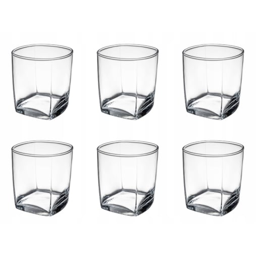 6x SZKLANKI NISKIE NA napoje soki kompot drinki Desery whisky 310 ml