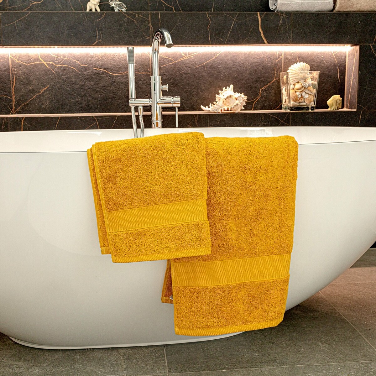 Ręcznik Cairo 70x140cm yellow, 70 x 140 cm