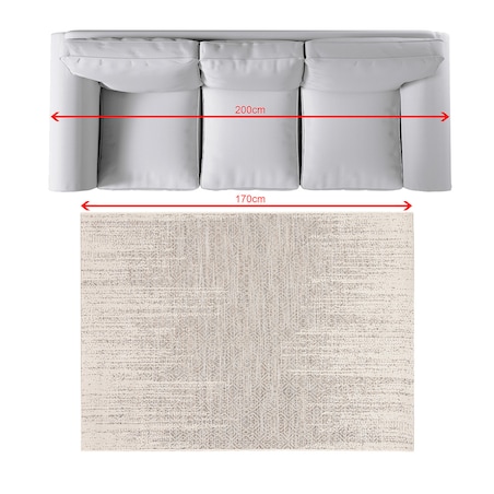 Dywan Breeze wool/cliff grey 120x170cm, 120 x 170 cm