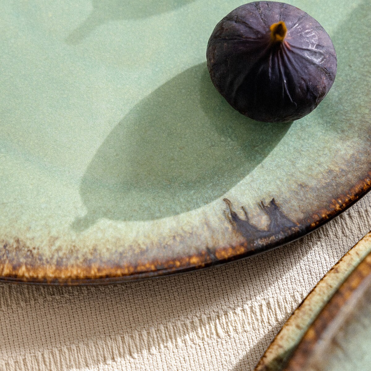 Konsimo PRIMA Zestaw obiadowy pasta 6os. (12 el.), szałwiowy