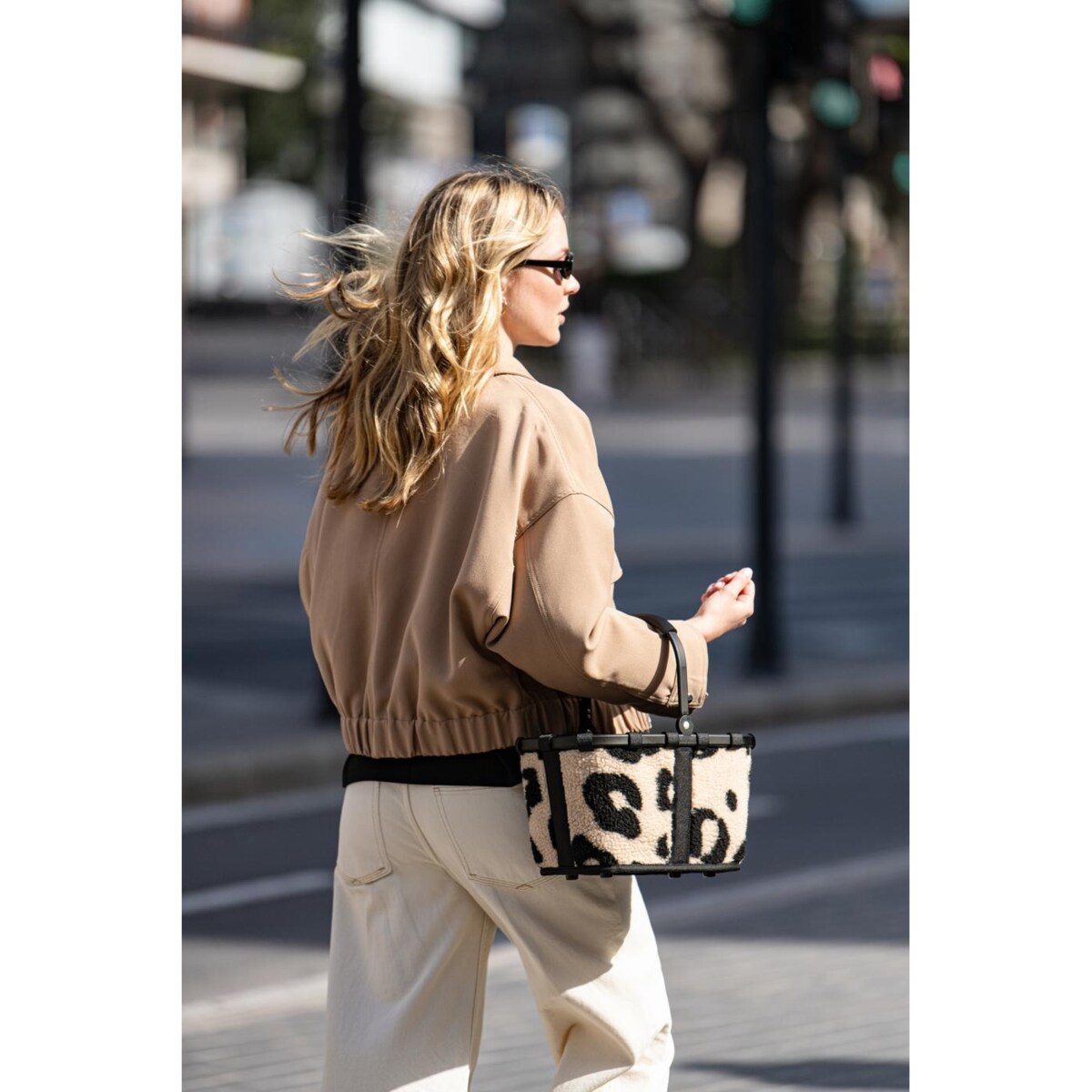 Koszyk CARRYBAG XS, teddy leo cream