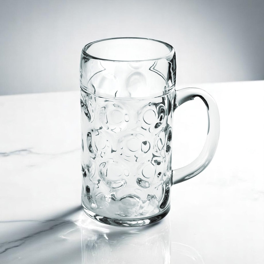 Nietłukący kufel do piwa z cechą 0,4l. 6 szt