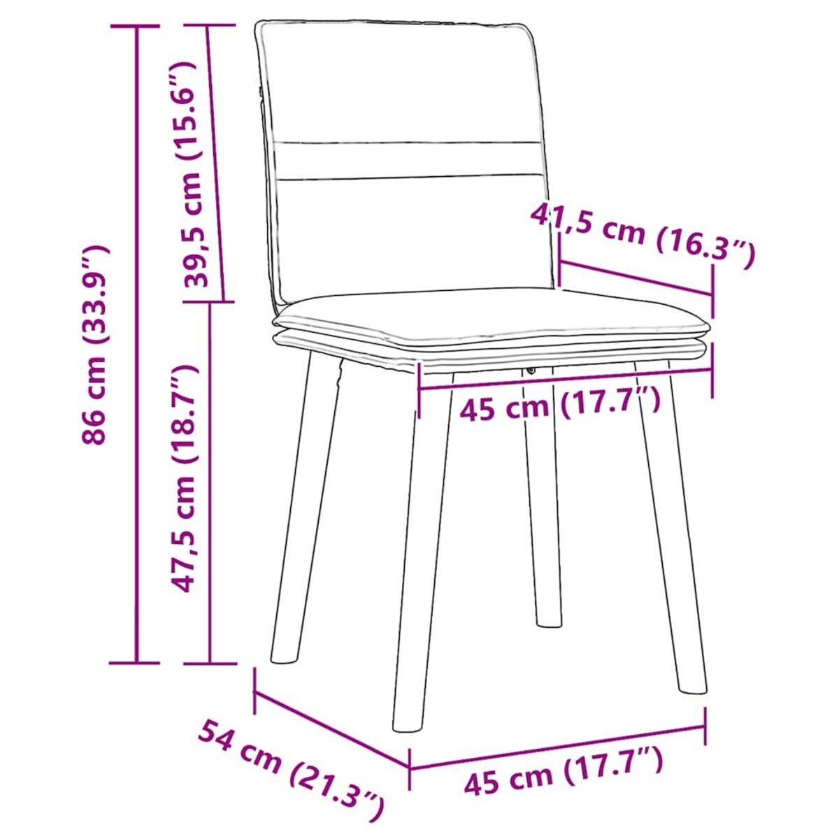 vidaXL Krzesła stołowe, 2 szt., jasnoszare, obite tkaniną