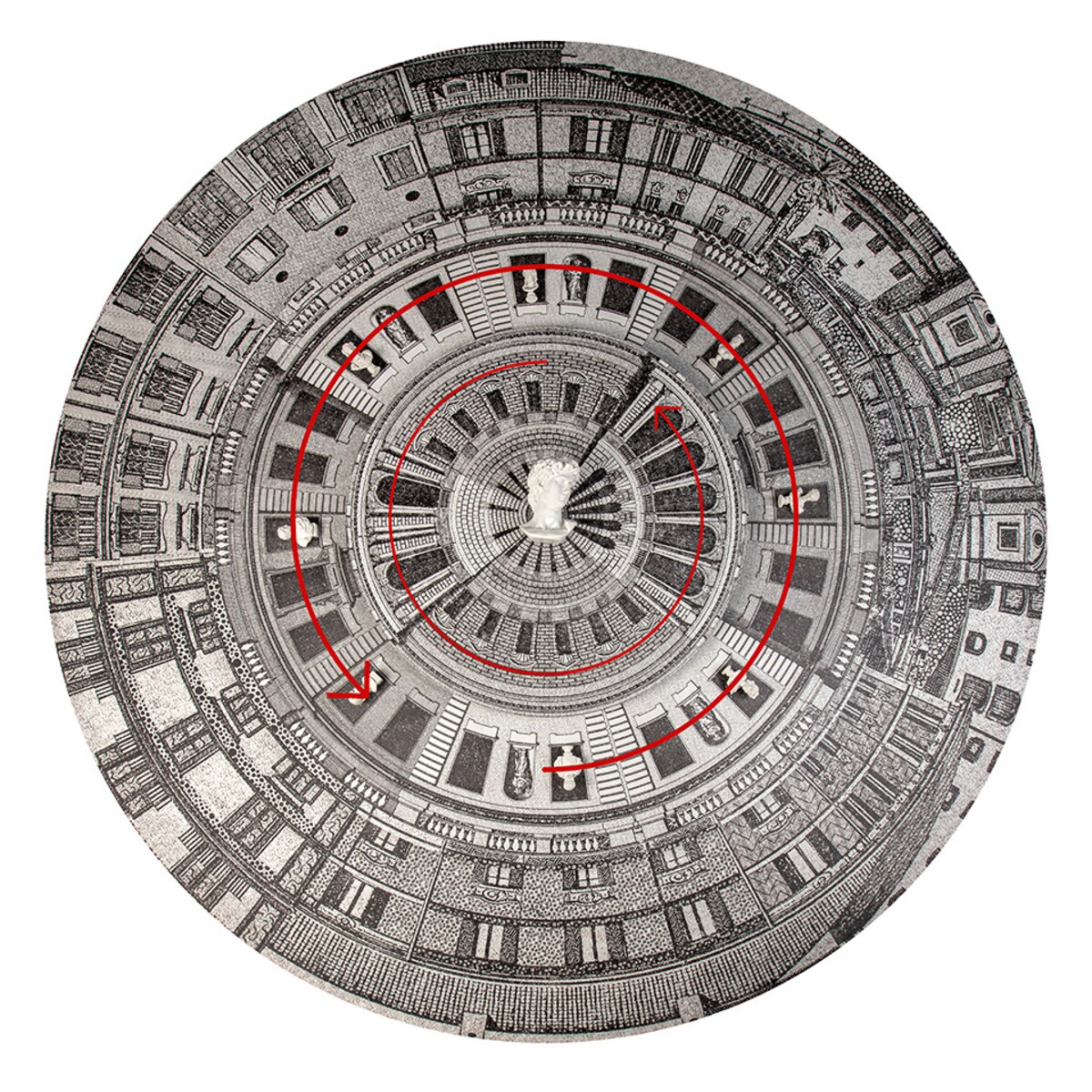 Obraz FISH EYE CITY 200 x 200 cm