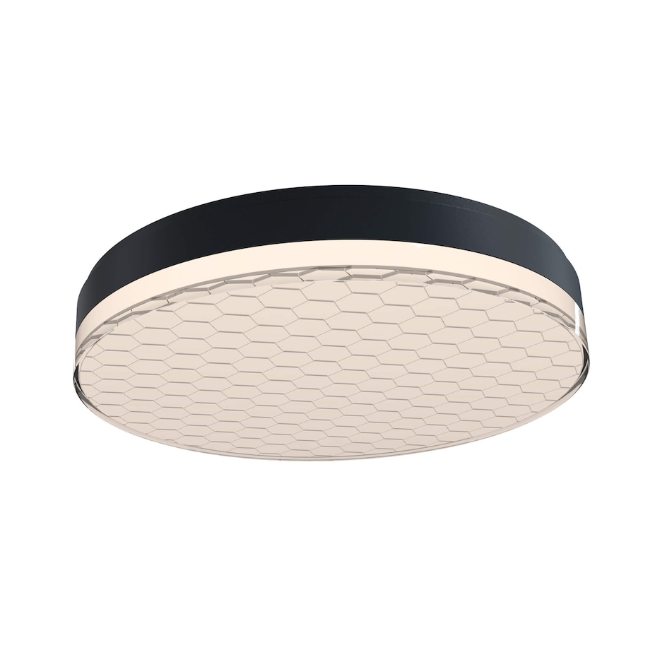 Lampa sufitowa Sekko LED 54 plaster miodu plafon czarny