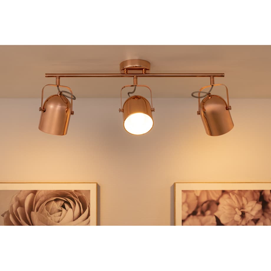 Lampa Sufitowa BRITOP Lighting 3xE27 Max.60W Subtelna Miedź w Nowoczesnym Stylu, , 1 szt.