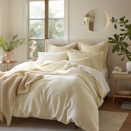 Poszewka satynowa 40x40 kolor Krem