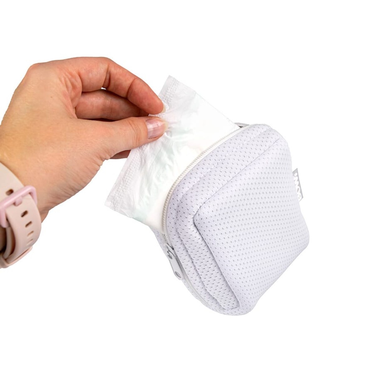 Organizer, etui w rozmiarze S, kosmetyczka na artykuły higieniczne, biała