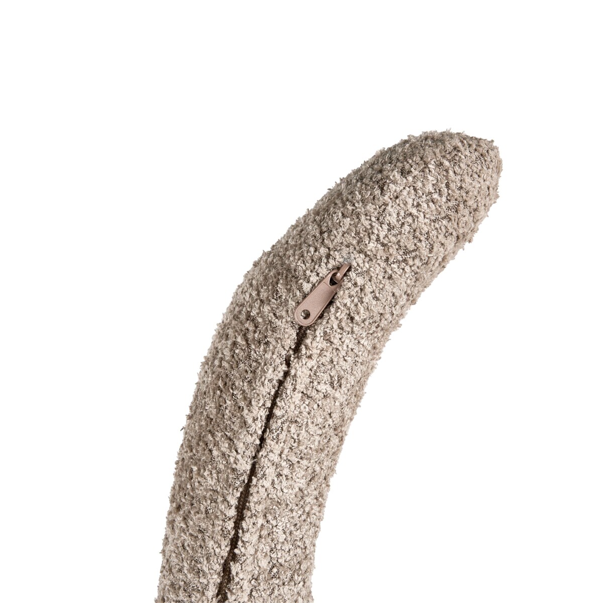 Fotel obrotowy LIEKSA Boucle Beżowy