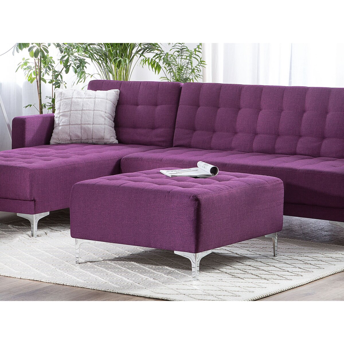 Otomana fioletowa ABERDEEN II