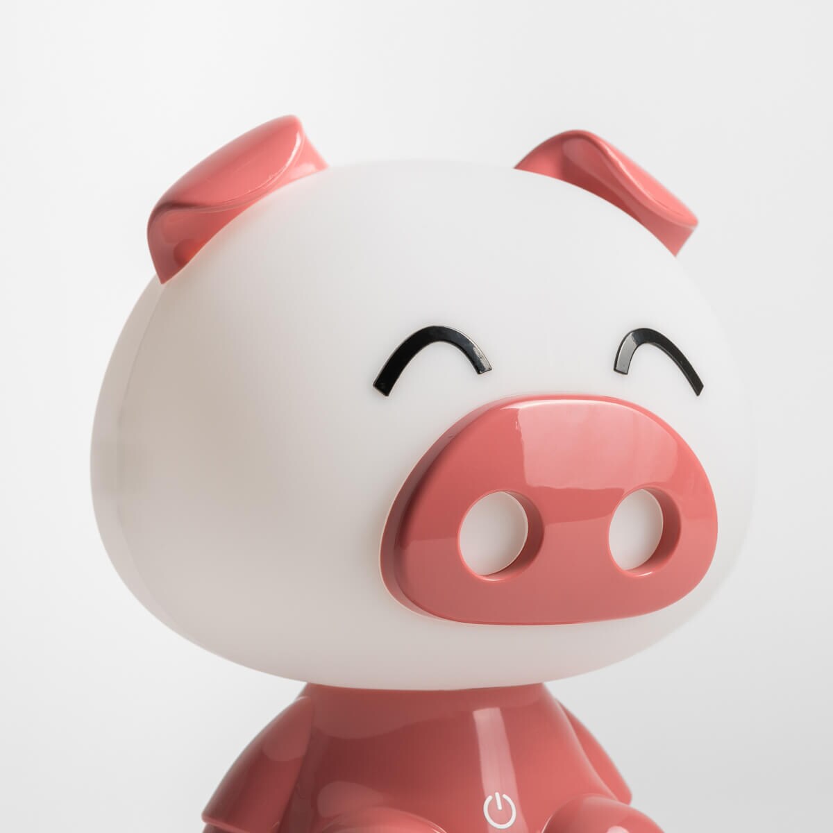 Lampka nocna dziecięca na stolik Pig KDR-603B-PK Zumaline LED 3W 4000K biała różowa