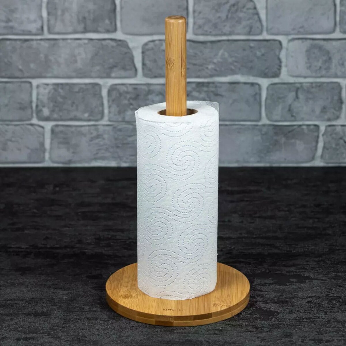 Stojak Bambusowy Na Ręczniki Papierowe Kinghoff