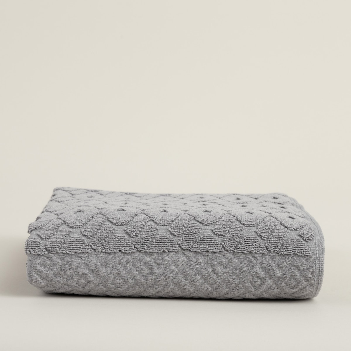 Ręcznik Lattice 70x140 cm stone grey, 70 x 140 cm