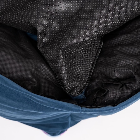 Kanapa ortopedyczna welurowa "Psychofanka" - Rozmiar: L