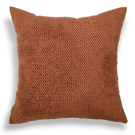 Ruda poduszka ozdobna 45x45 Dora