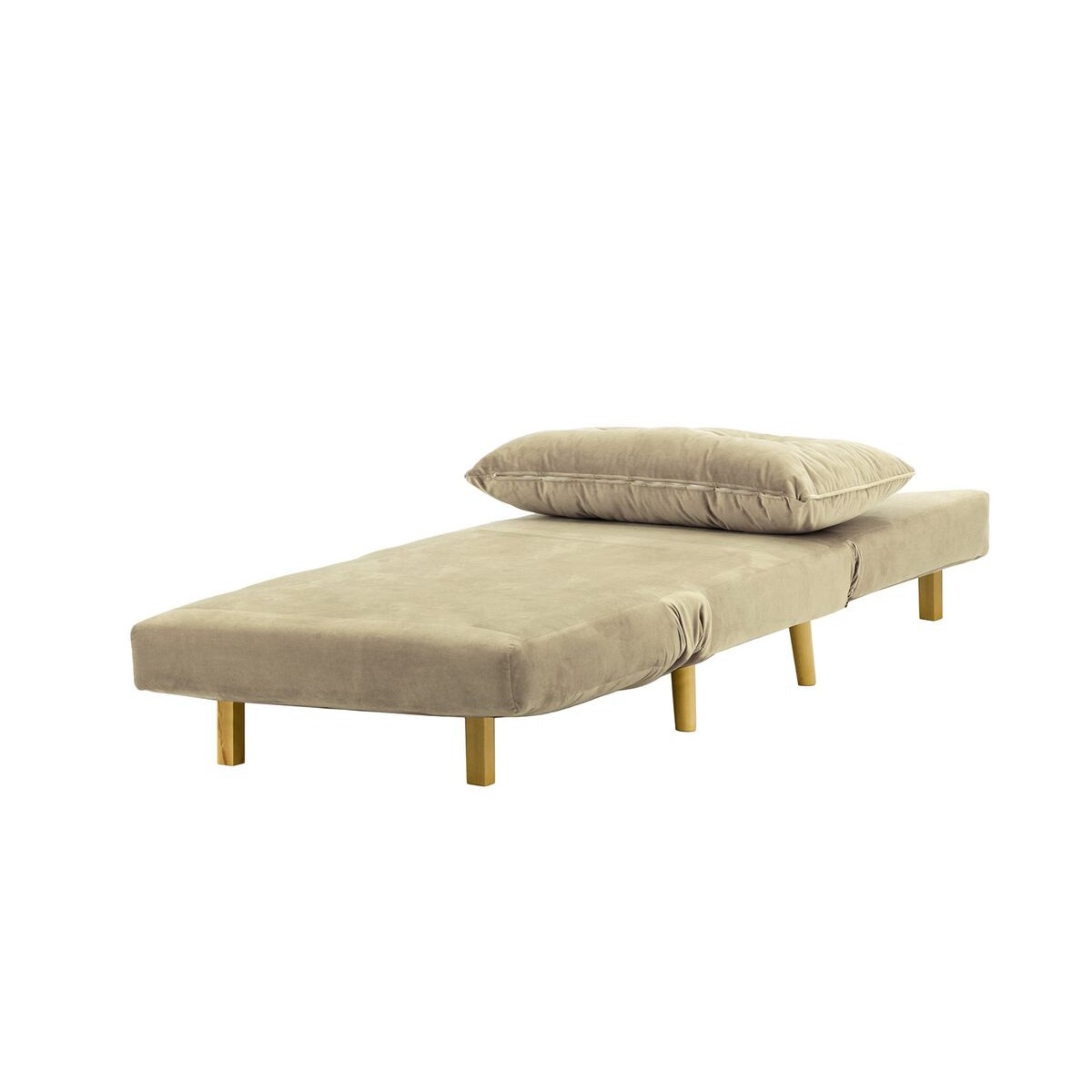 Fotel rozkładany Flic 77 cm-Velluto 3-like oak