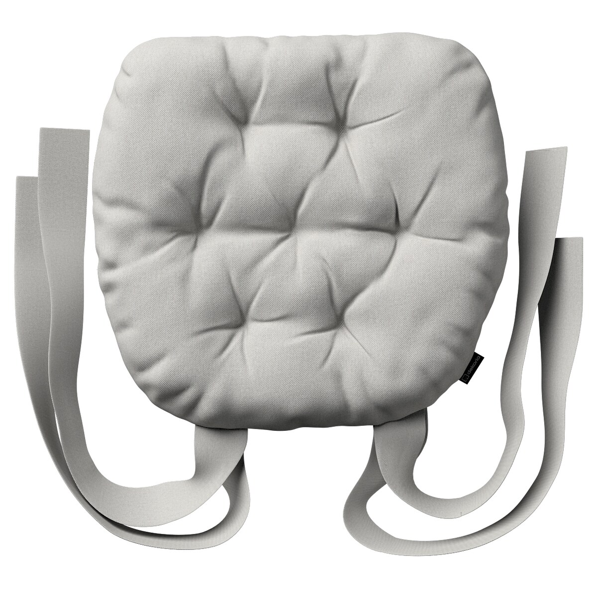 Poduszka na krzesło Marcin, jasny popiel, 40 x 37 x 8 cm, Etna