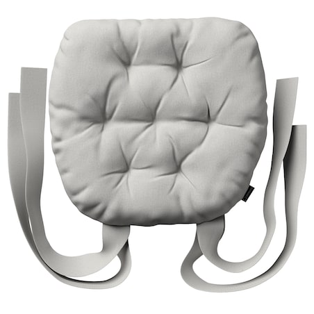 Poduszka na krzesło Marcin, jasny popiel, 40 x 37 x 8 cm, Etna