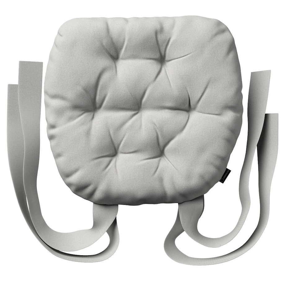 Poduszka na krzesło Marcin, jasny popiel, 40 x 37 x 8 cm, Etna