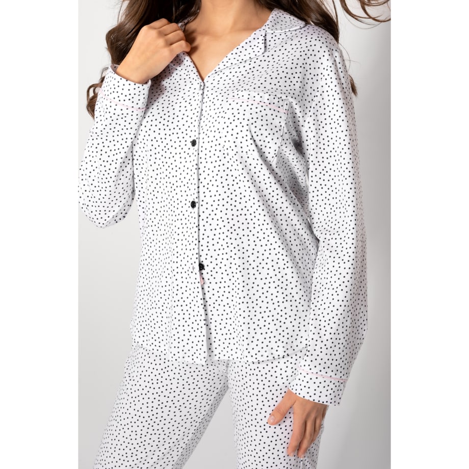 Piżama Delicate Style White, S