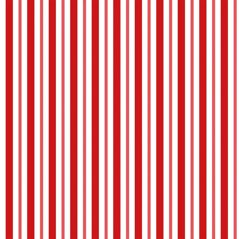 Poduszka świąteczna na krzesło - klasyczne czerwone świąteczne paski