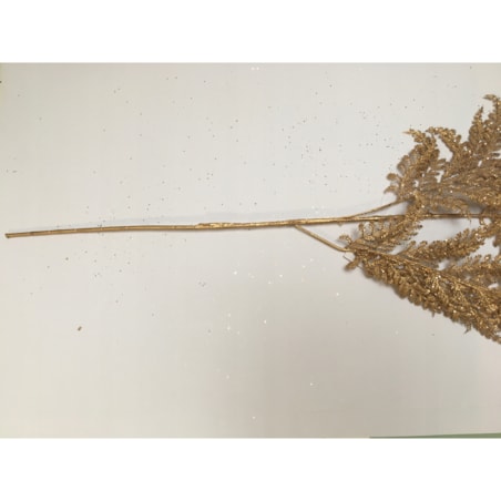 GAŁĄZKA SZTUCZNA PAPROCI ZŁOTA dodatek dekoracja stroika stołu duża długa
