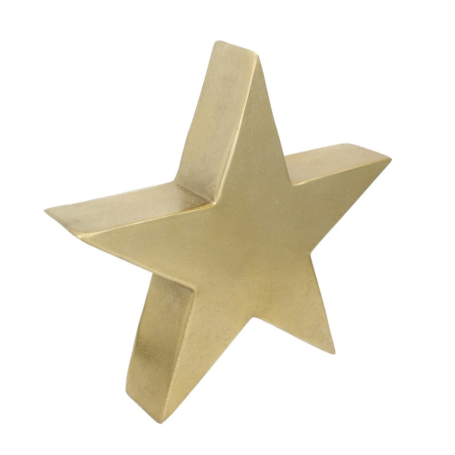 Dekoracja Christmas Star 38cm gold boże narodzenie, święta, świąteczne, złoty, 40 x 8 x 38 cm