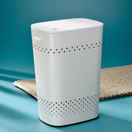 Kosz na pranie (czarny) Malaga Kela