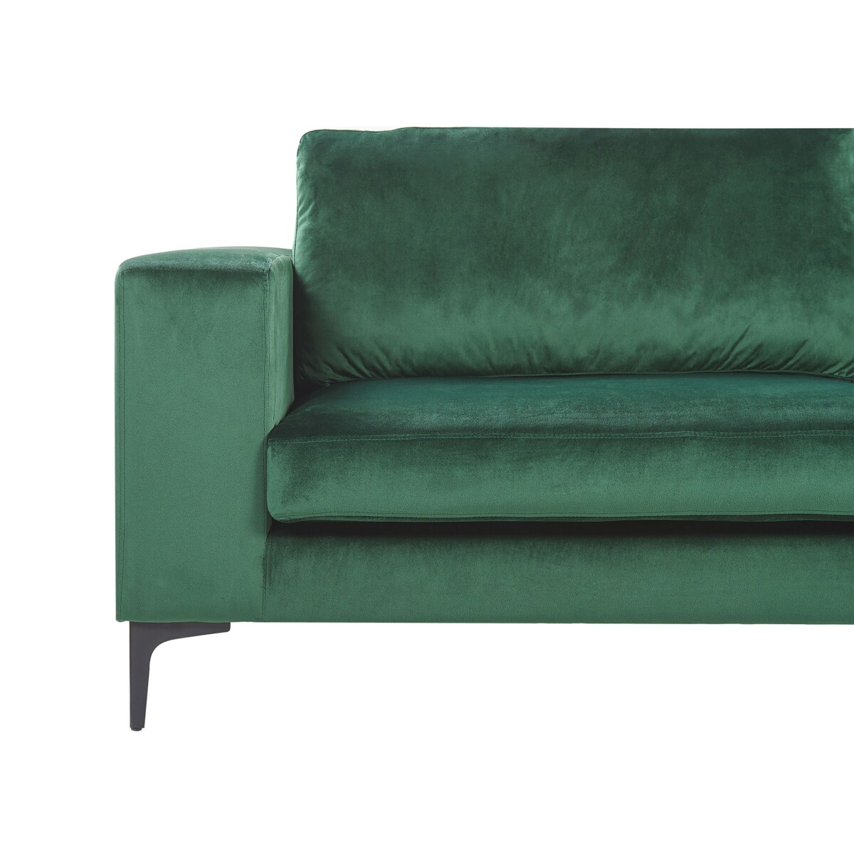 Sofa 3-osobowa welurowa zielona VADSTENA