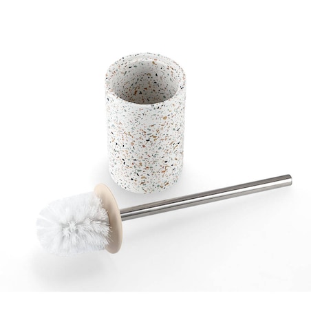 Szczotka WC z cementowym pojemnikiem TERRAZZO, Ø 10,3 cm