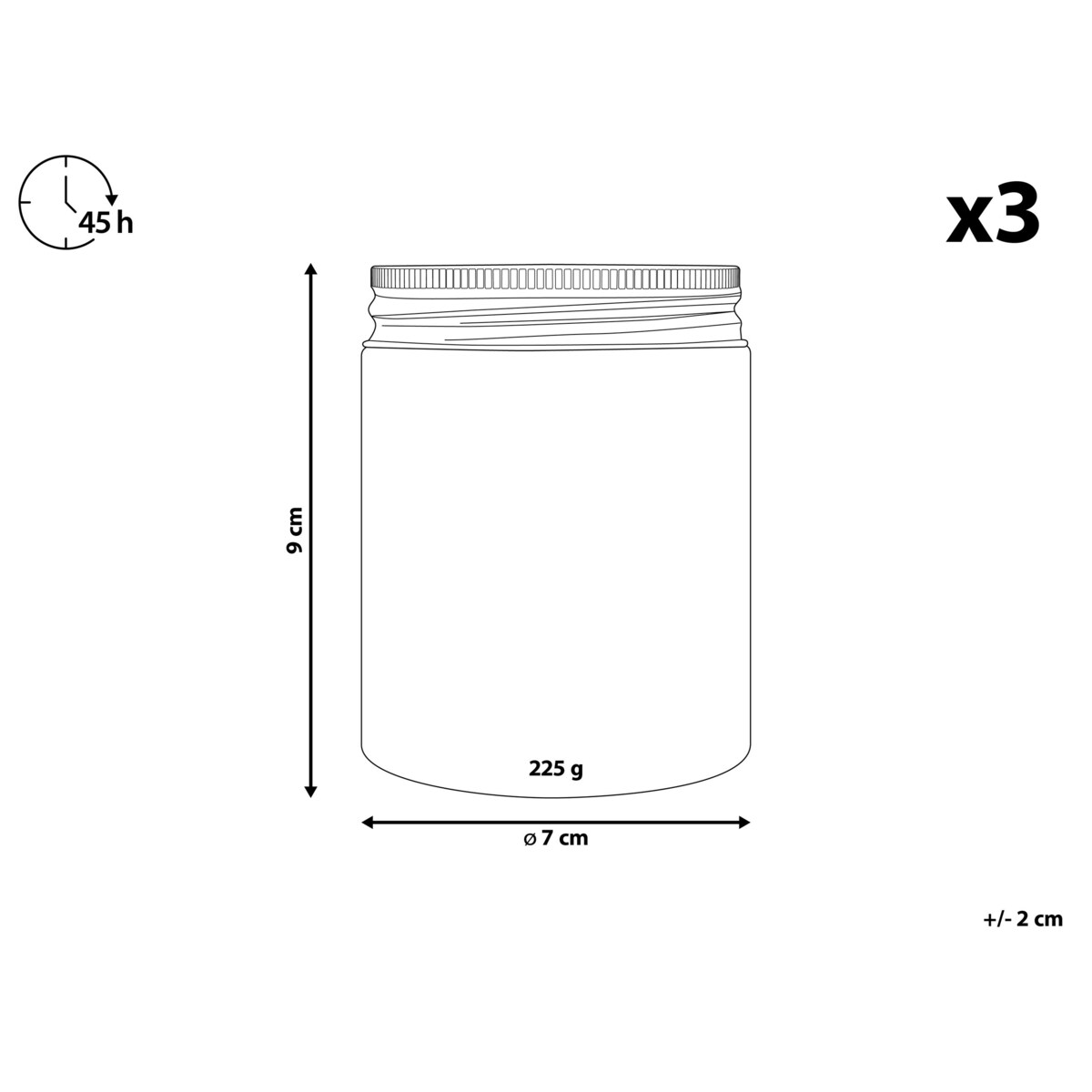 3 świece zapachowe sojowe biała herbata/ lawenda/ jaśmin FRUITY BLOOM
