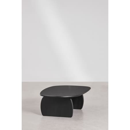 Stolik kawowy owalny 110x70 cm z drewna mango Agathe