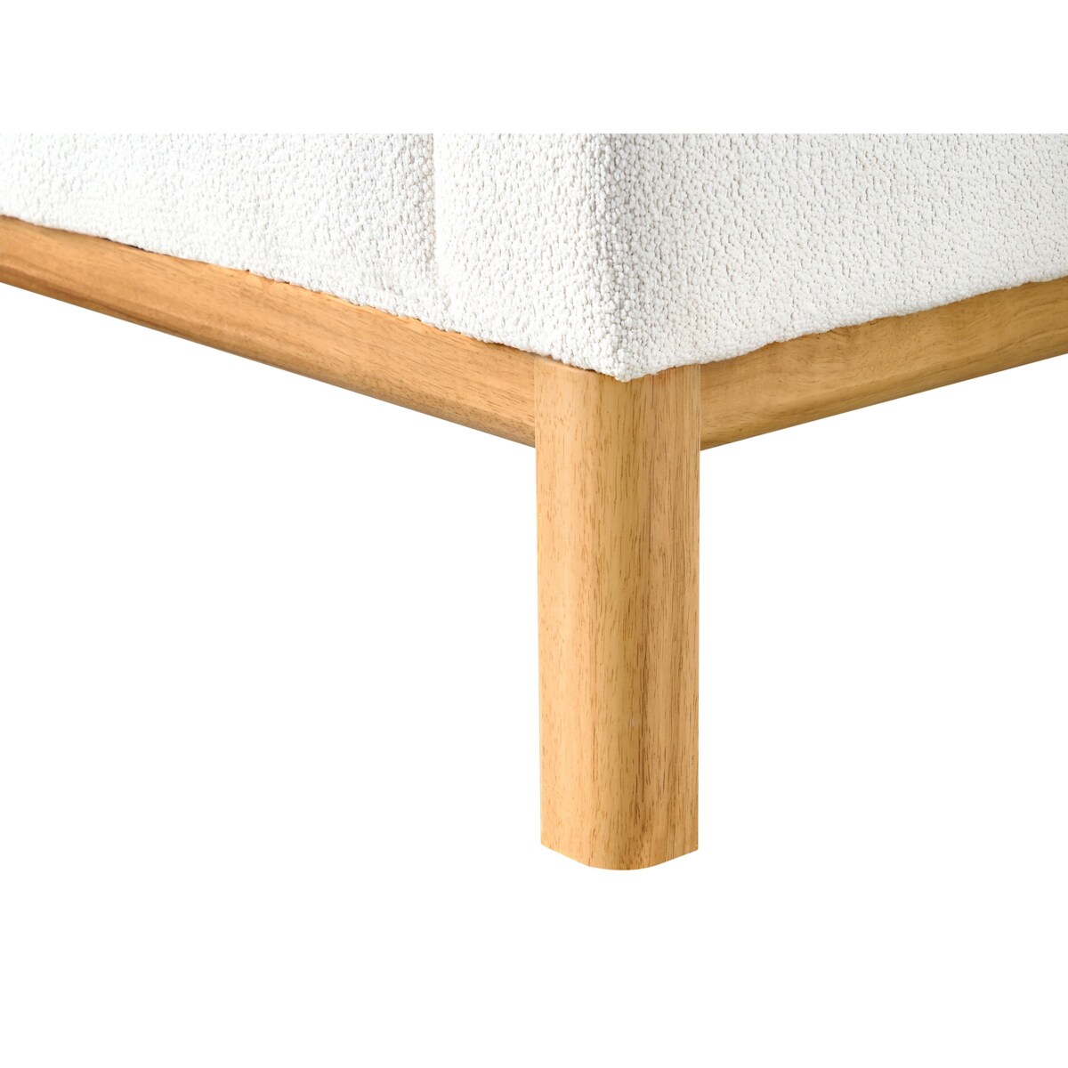 Sofa 3-osobowa boucle złamana biel SOSJO